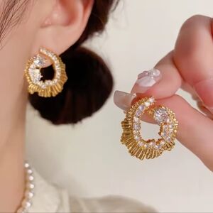 Gold and Silver Women's Earrings